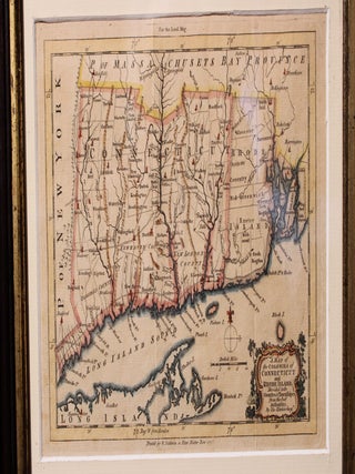 A MAP OF THE COLONIES OF CONNECTICUT AND RHODE ISLAND