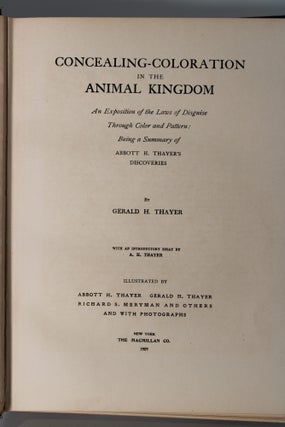 Concealing Coloration in the Animal Kingdom.