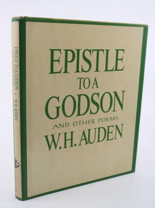 Item #156 Epistle to a Godson and Other Poems. W. H AUDEN