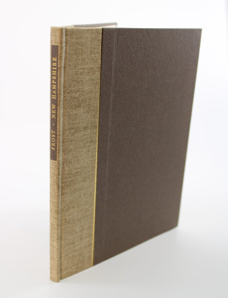 Item #163 New Hampshire. ROBERT FROST.