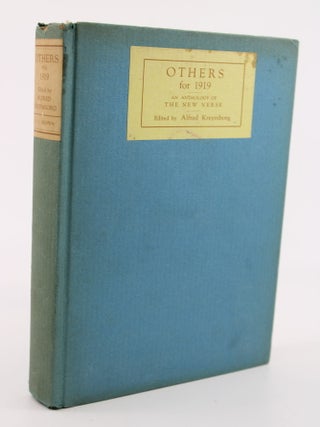 Item #168 Others. An Anthology of the New Verse (1919). ALFRED KREYMBORG
