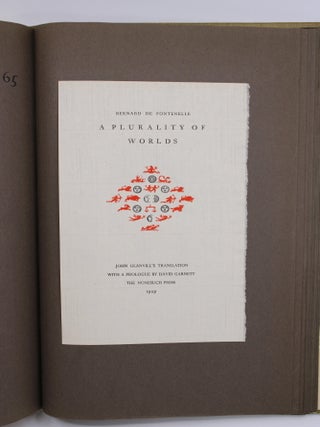THE NONESUCH CENTURY. An Appraisal, a Personal Note and a Bibliography of the first Hundred books issued By the Press 1923-1934.