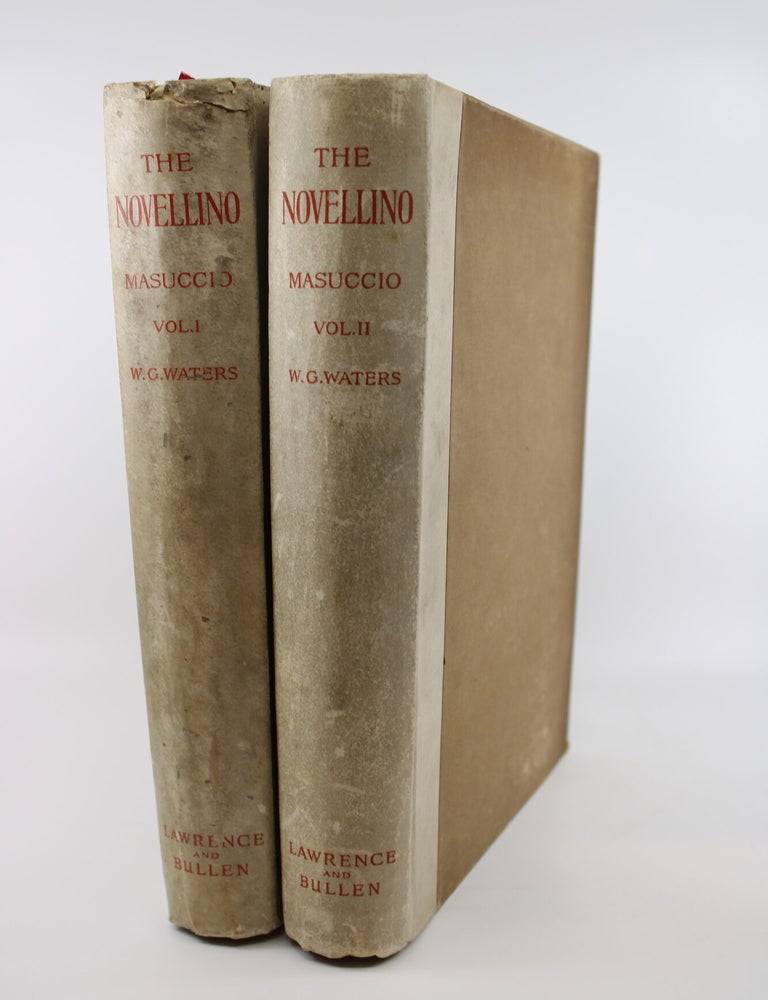 Item #187 Il Novellino (The Novellino of Masuccio). Masuccio, Masuccio Salernitano.
