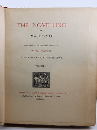 Il Novellino (The Novellino of Masuccio)