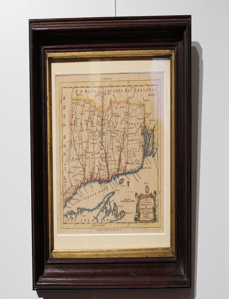 Item #204 A MAP OF THE COLONIES OF CONNECTICUT AND RHODE ISLAND. THOMAS KITCHIN.