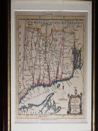 A MAP OF THE COLONIES OF CONNECTICUT AND RHODE ISLAND