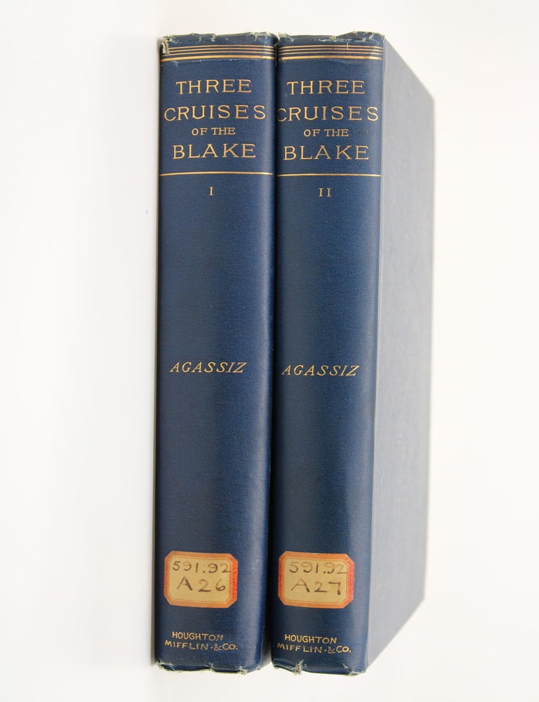 Item #206 THREE CRUISES OF THE UNITED STATES COAST AND GEODETIC SURVEY STEAMER "BLAKE". ALEXANDER AGASSIZ.