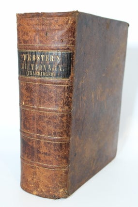 Item #209 An American Dictionary of the English Language-Revised and Enlarged by Chauncey A....