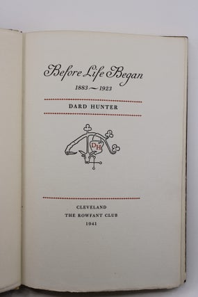 Before Life Began. 1883-1923.