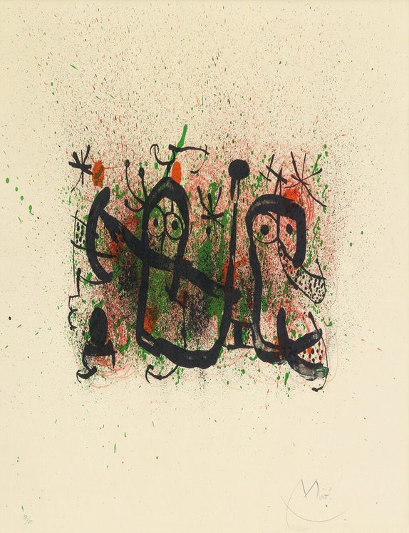 Item #33 Ma de Proverbis. JOAN MIR&Oacute;.