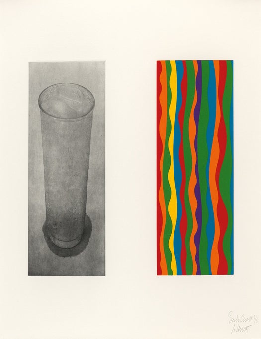 Item #36 Print from Equivalent. Equivalent, Plate #08. SOL LEWITT.