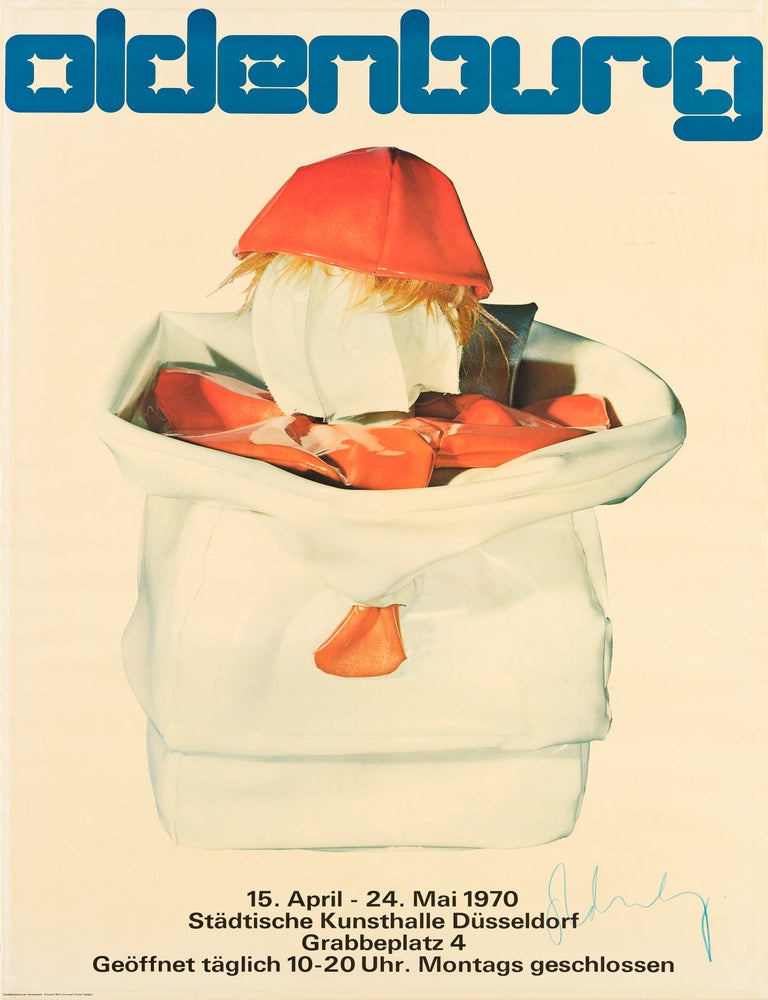 Item #40 OLDENBURG / ST&Auml;DTISCHE KUNSTHALLE D&Uuml;SSELDORF. 1970. CLAES OLDENBURG, WIM CROUWEL.